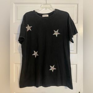 Boutique Tshirt Beaded Dress